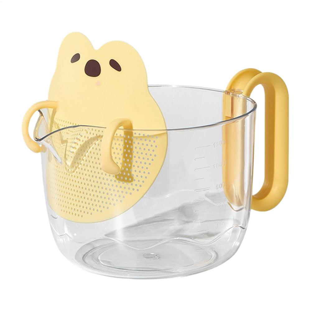 Measurement Cup Egg Filter Cup Measure For Kitchen Baking Supplies Strainer Bowl Kitchen Gadgets For Egg Rice Liquid Home