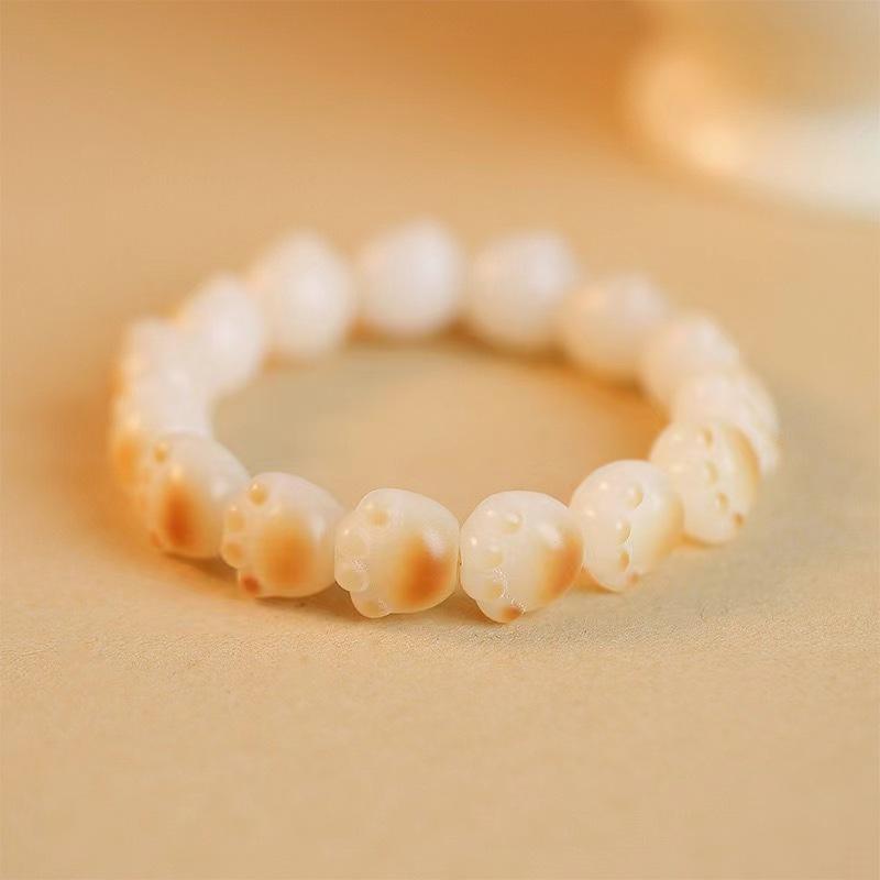 Cat Claw Control Bead Bracelet, Sweet And Playful Schoolgirl Plate Playing Beaded Imitation Bodhi Meow Claw Plate String, Free Girlfriend Bracelet.