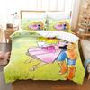 Manga Candy Bedding Set Single Twin Full Queen King Size Bed Set Adult Kid Bedroom Duvetcover Sets 3D Print Anime Bed Sheet Set