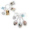 Wedding Bouquet Lace Oval Bridal Charm Bridal Bouquet Charm Angel Wing Photo Bouquet Charm Commemorative Pendant
