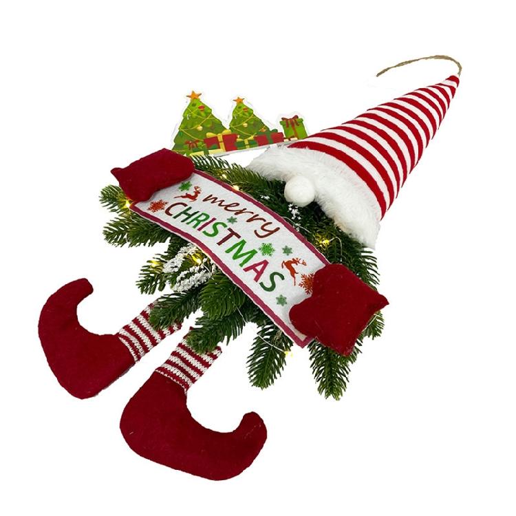 Tree Hanging Gnomes Decor Xmas Faceless for Doll Cute Santa Claus Hanging Pendan