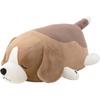 Ribuhato Marshmallow Animal Beagle Dog Bolster Cushion Soft Plush 27cm