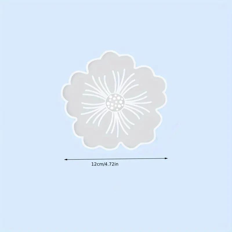 

2Pcs Petal Coaster Tray Drop Glue Silicone Mold,Thickened Anti-deformation Coaster Silicone Mold,Tea Cup Coaster Silicone Mold