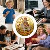 Glückspferd Sammlermünze Gedenkmünze Souvenir für Münzsammler Reise Glücksbringer Chinesisches Neujahrsfest Geschenk Partygeschenk