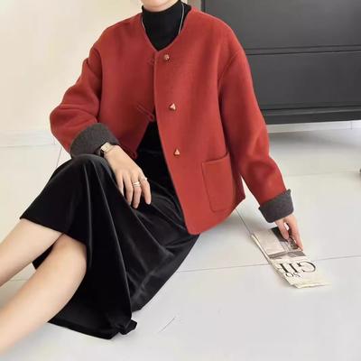 Double-sided Cashmere Coat Short Style Korean Style Autumn New Woolen Woolen Coat
