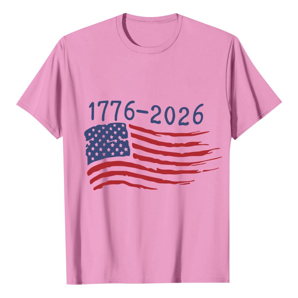 Women's Casual Letter Print Short-sleeved Top T-shirt