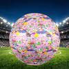 Peppa Pig Print Size 5 Soccer Ball, PU Wear Resistant Football for Match Training and Daily Practice, Birthday Gift for Soccer Fans