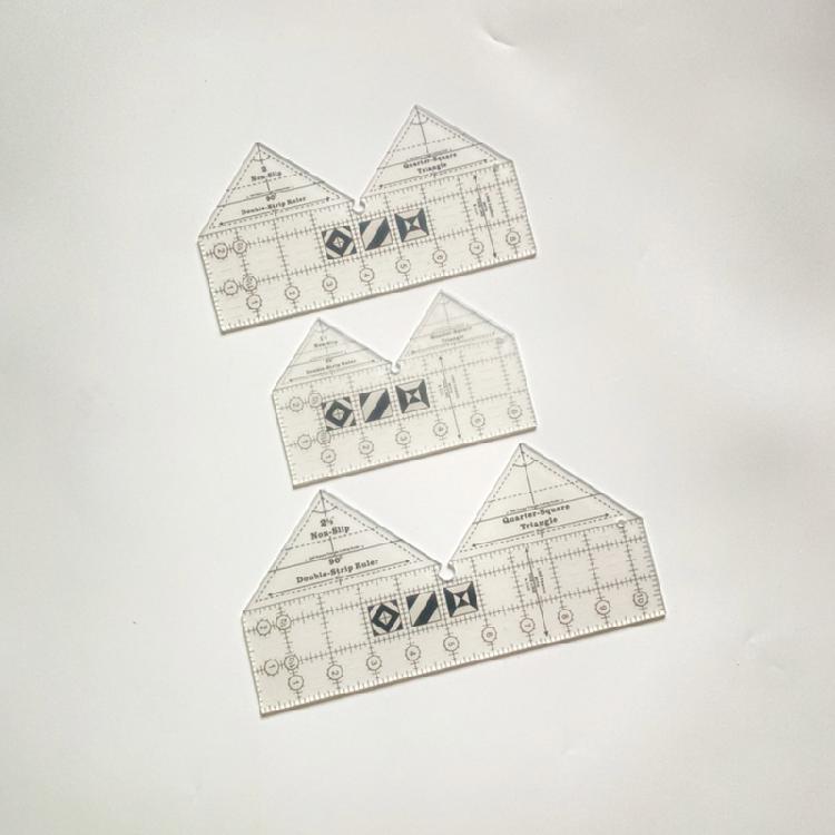 Accurate 90° Cutting Fabric Quilting Ruler Sewing Template for Designer Tailor