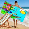 Personalisierbares Strandtuch mit Sprunki-Druck, Großes Weiches Schnelltrocknendes Handtuch für Strand, Camping, Schwimmen -HE132
