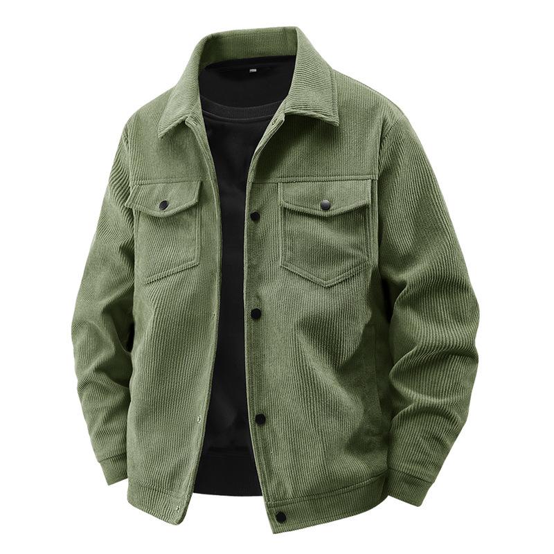 Men's Trendy Corduroy Jacket: Autumn & Winter Casual Lapel Coat