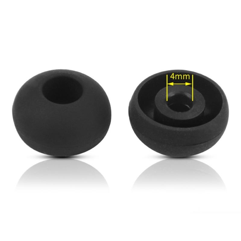 Silicone Earbud Tips Replacement EarbudCaps Eartips Tips 3Pairs Inner Hole 4mm Silicone Earplugs for FLASH