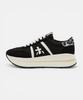 Premiata [26Ss][Bethcoin] Black Logo Patch Leather Women'S Sneakers