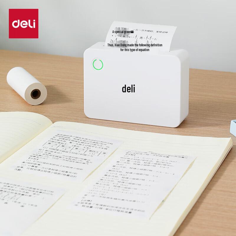 Deli X5S Smart Portable Thermal Printer CN Plug (adapter Included)