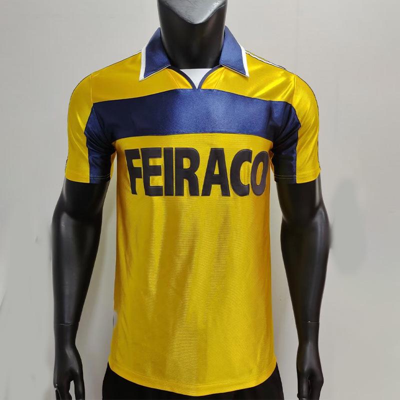 Retro Deportivo 1999-2000 Away Football Jersey S жёлтый