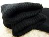 Olive Sara Fluffy Socks for Men (Black)