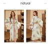 Women's Luxury Satin Long-Sleeve Bathrobe Collection - Spring Edition