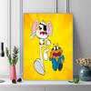 Danger Mouse 100% Round Full Drill 5D DIY Diamond Painting Embroidery Cross Stitch Rhinestone Décor