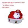 Children's Christmas Cartoon Hat with Stickers - Kids' Holiday Gift