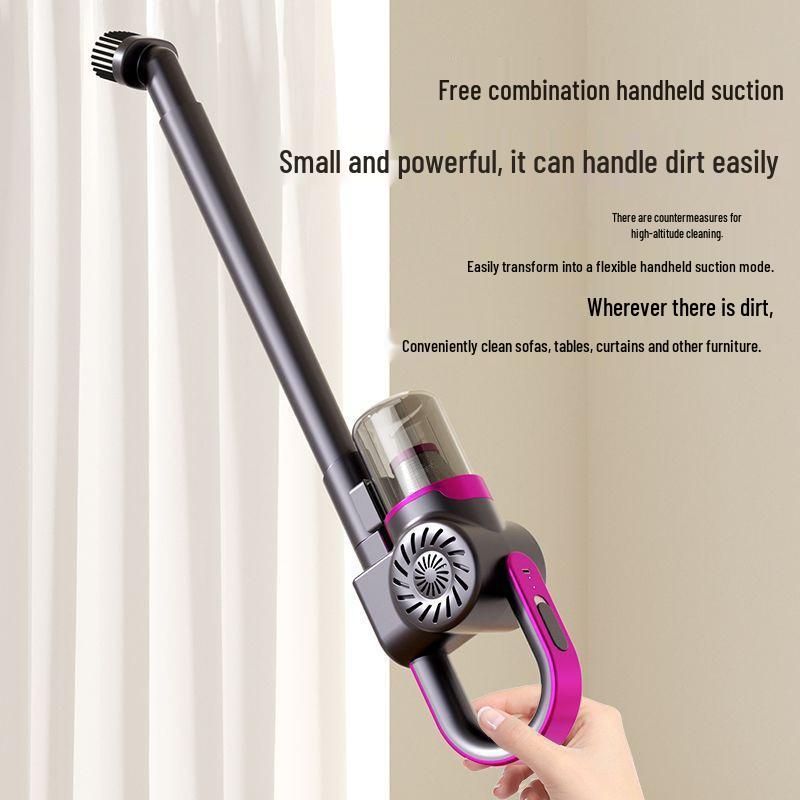 Wireless Handheld Vacuum & Mite Remover with Mopping and Blue Light Sterilization