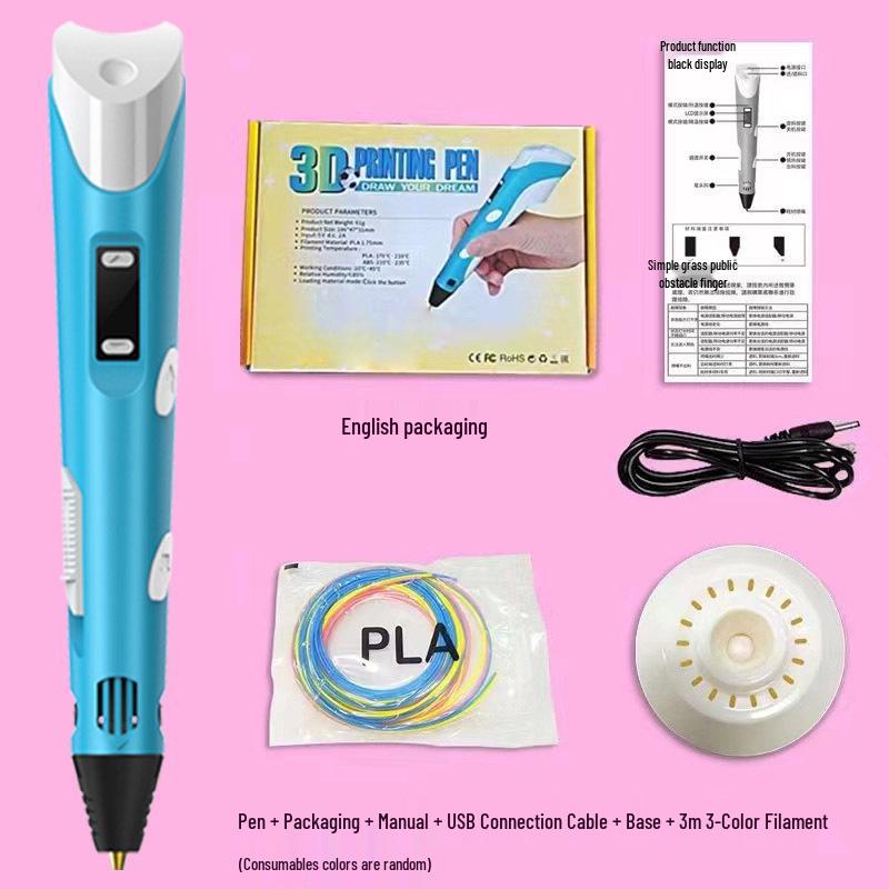 3D Printing Pen for Kids: DIY Brush, Educational Toy, High-Temperature Graffiti Tool