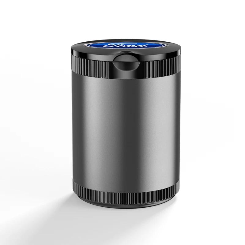 1PCS Portable LED Car Ashtray Multi-functional Ashtray For Ford Focus 3 2015-2018 Kuga 2016-2019 Escape C-MAX Ecosport 2018-2019