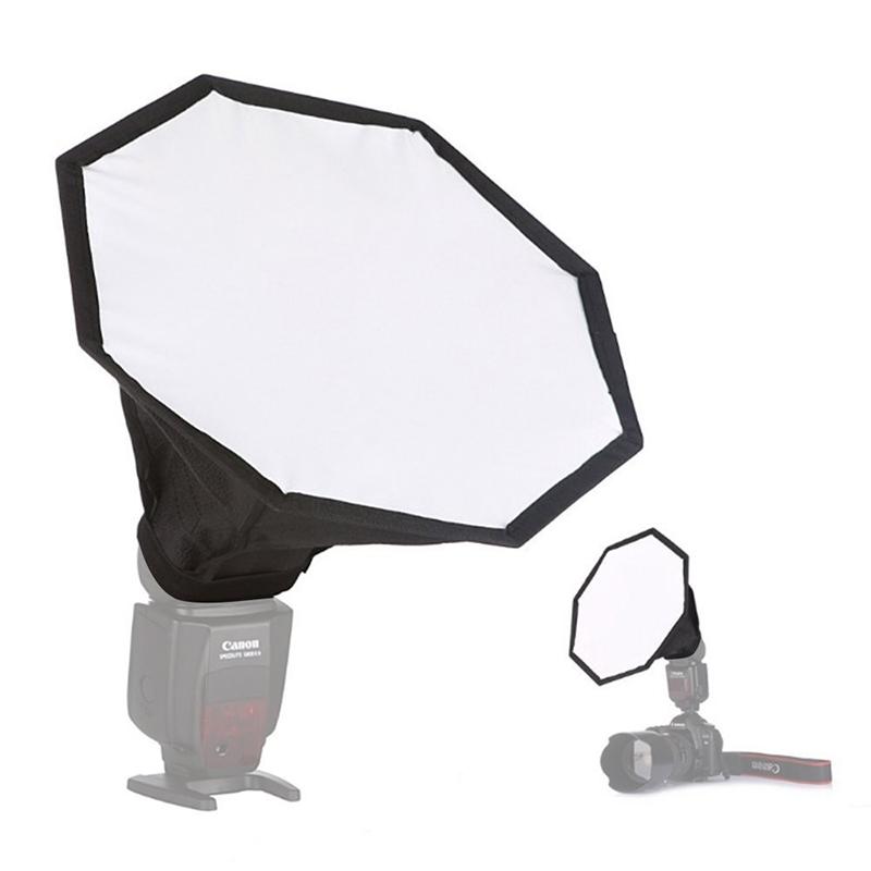 

Универсальный складной рассеиватель для вспышки Softbox Professional Mini Photo Diffuser Soft Light Box для камеры Canon Nikon Sony 20CM чёрный