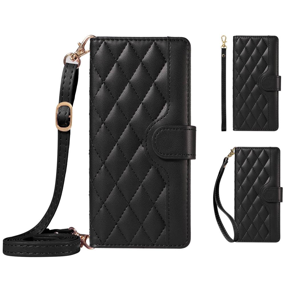 for Samsung Galaxy S24/S23/S22 Ultra/S24 FE/S23 FE S24 Plus Wallet Case for Women, Flip Cover with Card Holder Kickstand Case