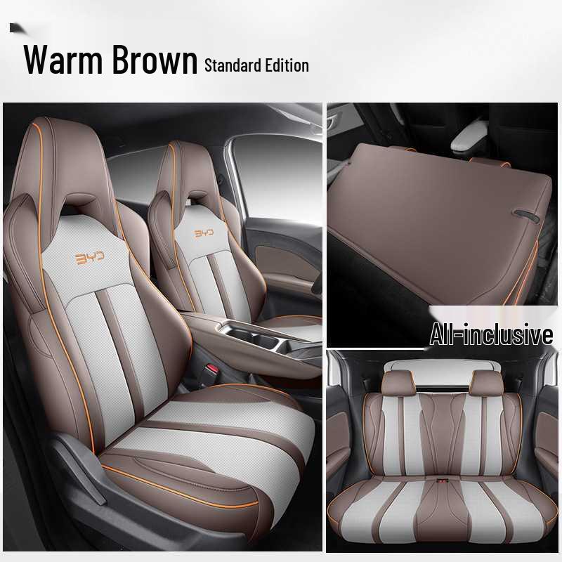 BYD Seagull Car Seat Cover - Full Coverage, Leather, All-Season, Vitality Flying Free Edition