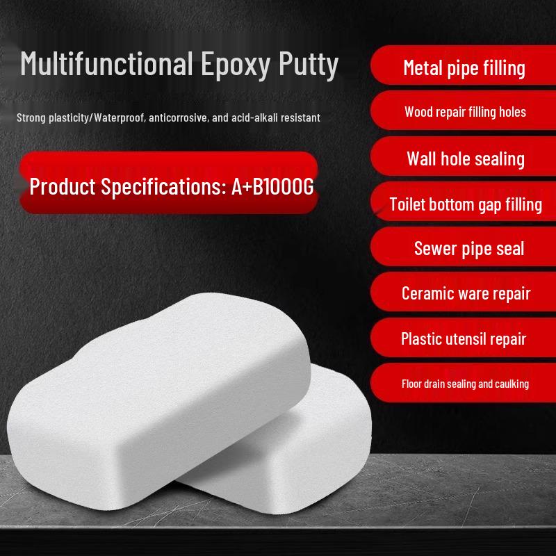 Waterproof Strong Adhesive Plastic Steel Clay - Quick-Drying Repair Filler for Ceramic, Iron, and Cement