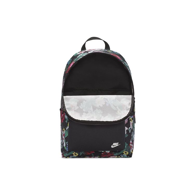 Nike Heritage Printed Polyester Backpack Unisex Backpacks Black DB4715-010