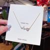 2025 Women's High-End Titanium Steel Lightning Pendant Necklace – Light Luxury Clavicle Chain for Sweaters