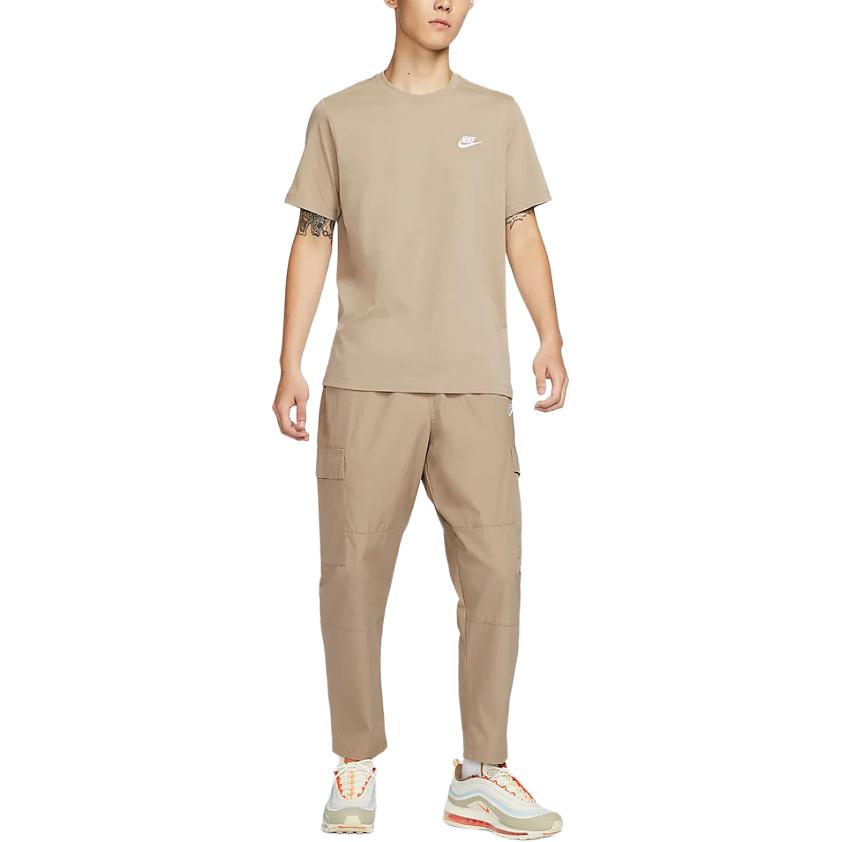 Nike Sportswear Club T Shirt Men's Khaki AR4999-248