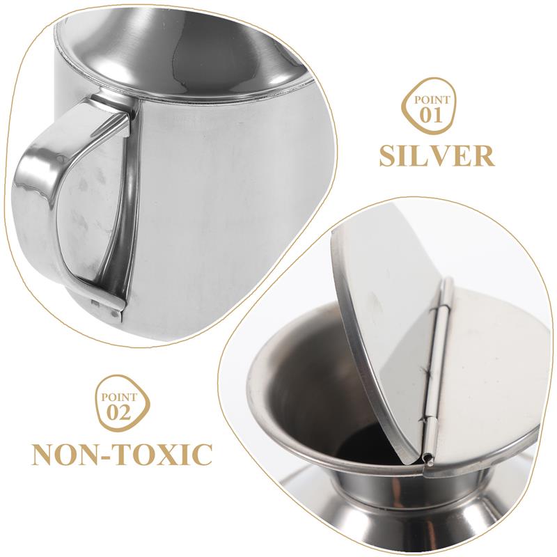 Stainless Steel Oil Pot Pot Pour Bottle Soy Sauce Can Container Seasoning Vinegar Dispenser Holder Kitchen Tools