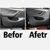 Leather Car Door Anti Kick Pad Protection Film Cover Protector Stickers Trim For Tesla Model 3 Y   Styling Accessories
