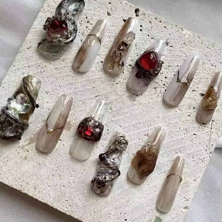 Multi Purpose Serpents Relief Silicone Template Snake Design Nail Mold For Resin Nail Charms And Craft Decorations