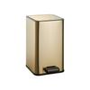Large Capacity Pedal Rubbish Bin Household Bathroom Trash Can Kitchen Living Room Stainless Steel Garbage Basket