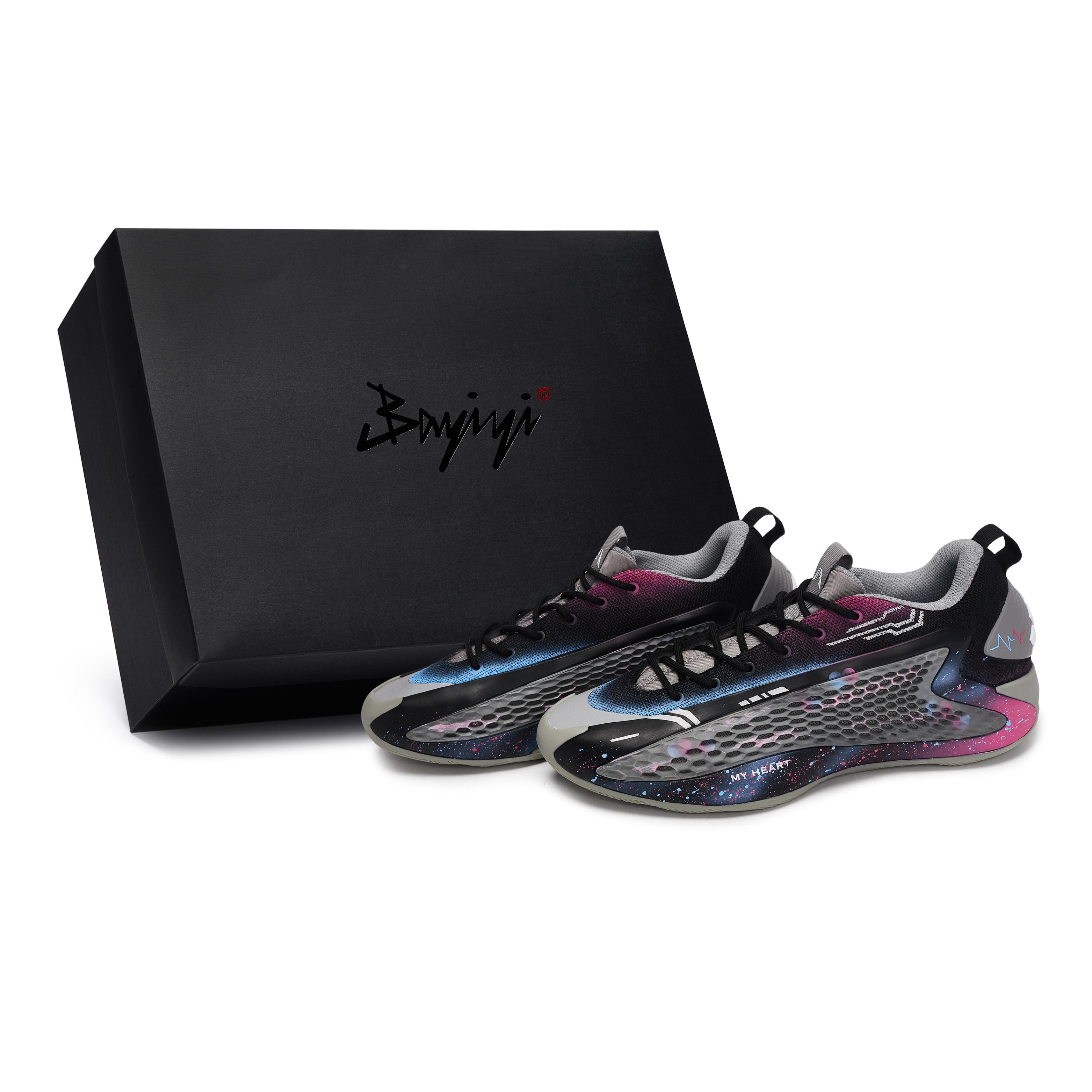 

Adidas A.E. 1 Basketball Shoes Unisex Low Top Black/Gray/Pink/Blue JS1775(Team80-S-BOX) 44⅔