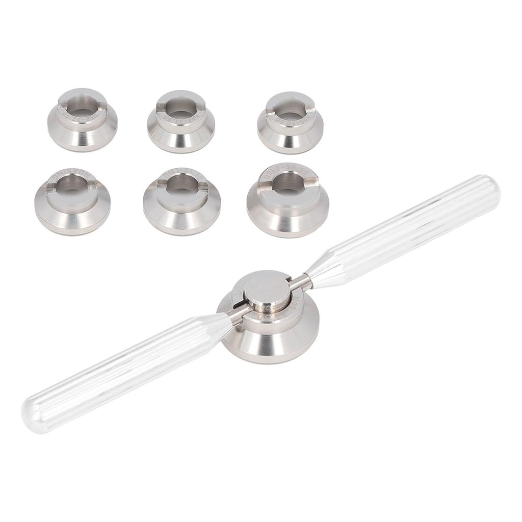 Uhr Opener Fix 7 Dies Öffnen Werkzeuge Stahl Getriebe Zurück Abdeckung Uhr Reparatur Kit Aluminium Legierung für