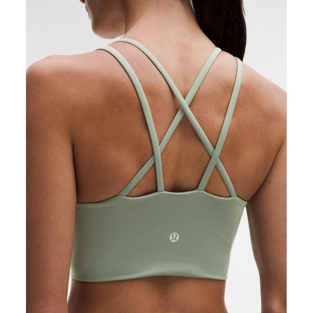 Lululemon Like A Cloud Longline BrA  Light Support  B C Cup Willow leAf