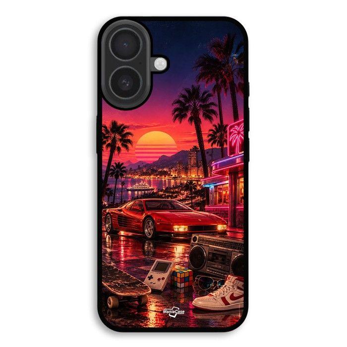 Hülle Für iPhone 17 80er 90er Retro Vintage Kassette Skateboard Maniacase schwarz