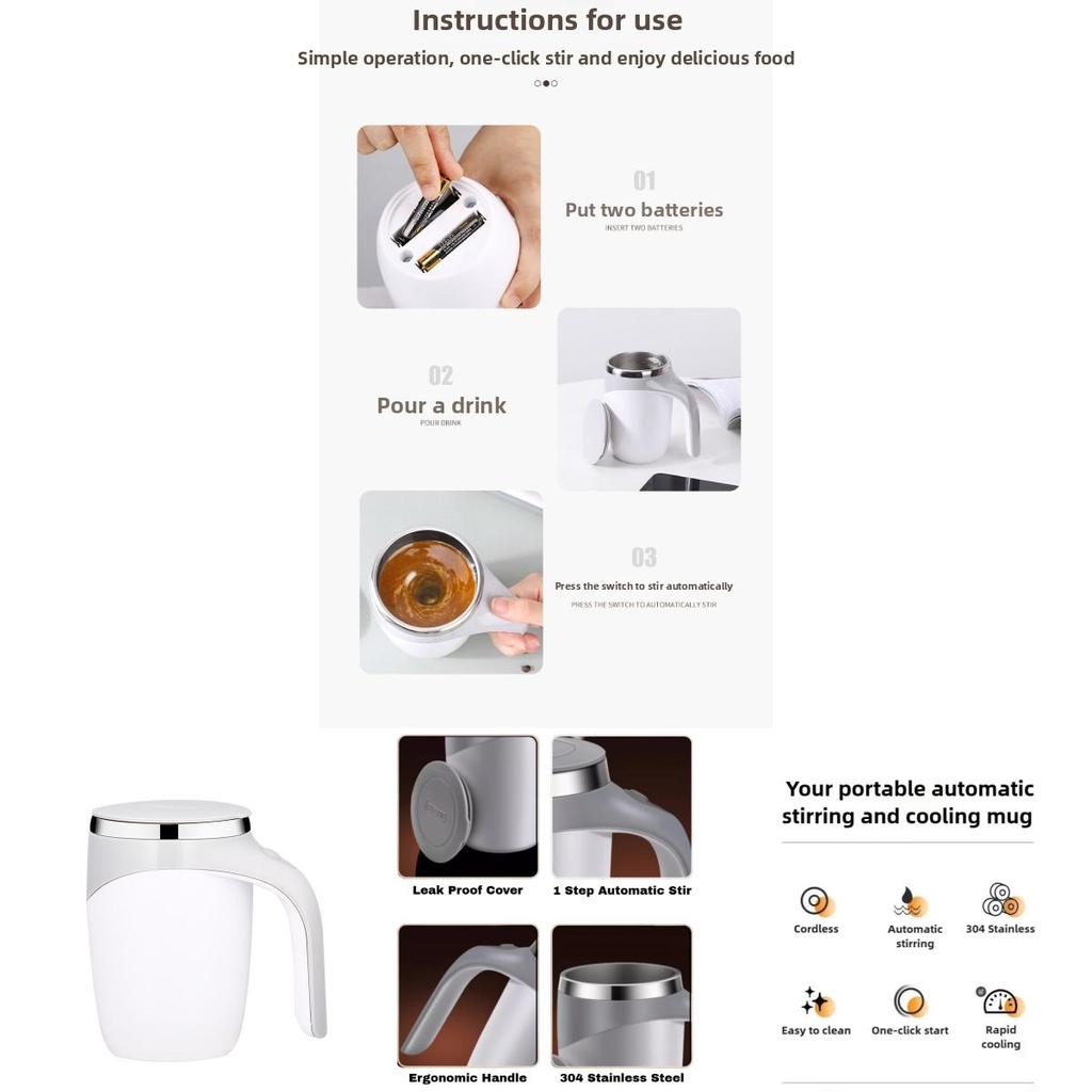Stainless Steel Portable Magnetic Electric Mug For Coffee Lovers
