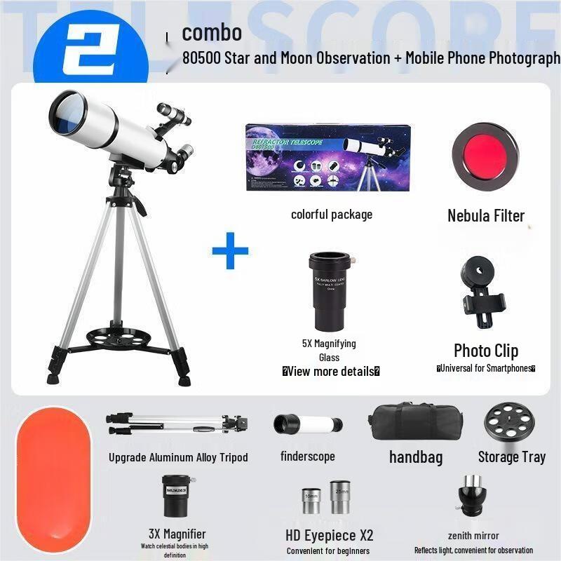 Phoenix One 70mm Refractor Astronomical Telescope