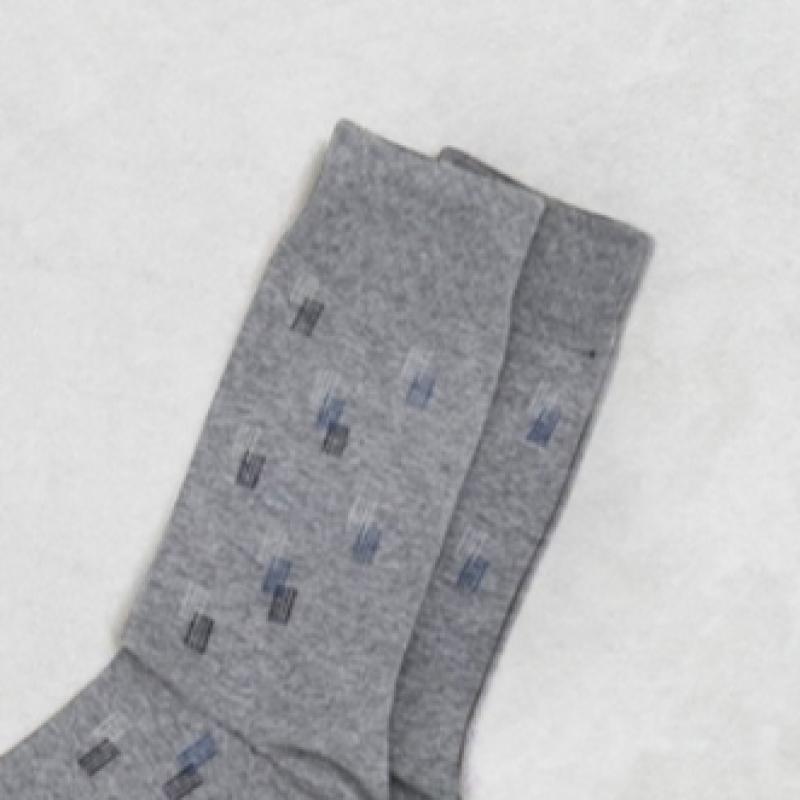 DaiSo Herren S Formelle Socken Karomuster