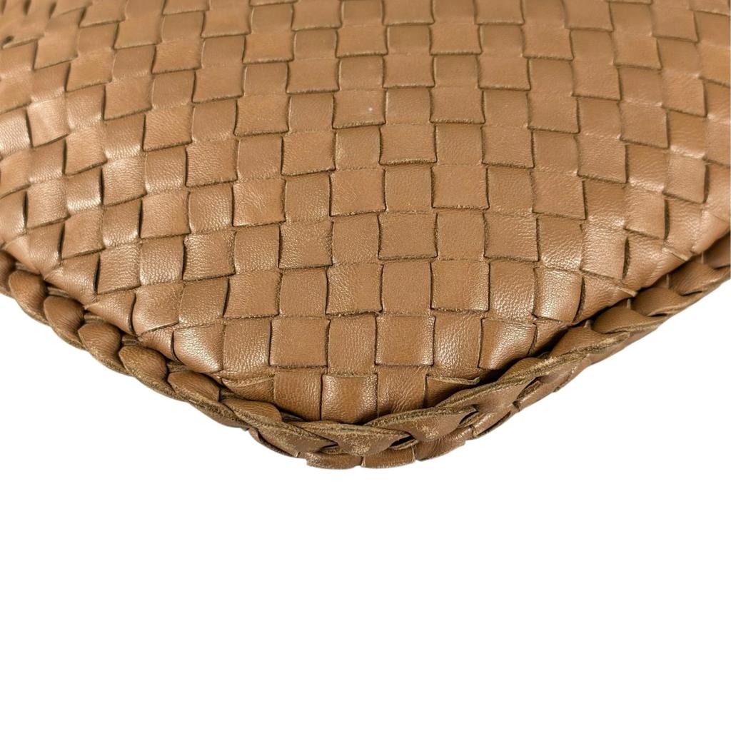 BOTTEGAVENETA Hobo INTRECCIATO 115653 Handbag Brown Women used