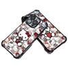 Sanrio Electroplated Black Phone Case, Compatible with Apple 14PM