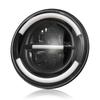 7" Round Led Motorcycle Headlight W/Drl