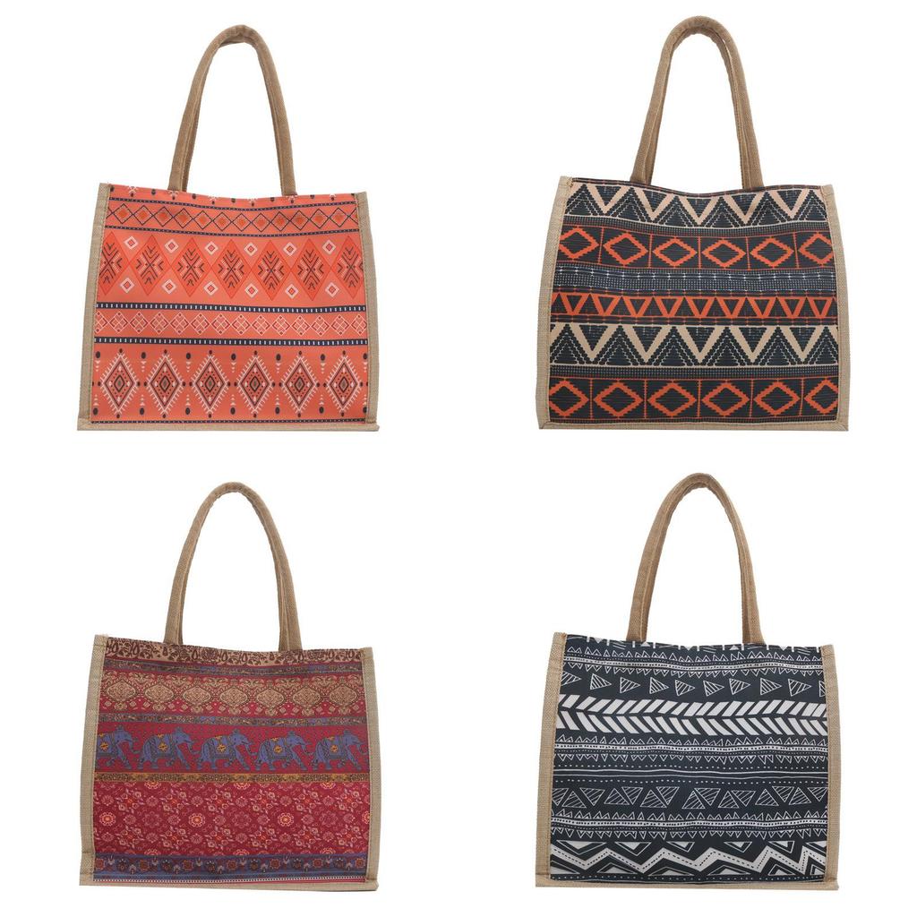 Cotton Linen Tote Bag For Women With Street Style Canvas Handbag For Daily Use