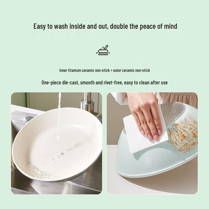 COOKER KING 28cm Celadon Non-Stick Frying Pan