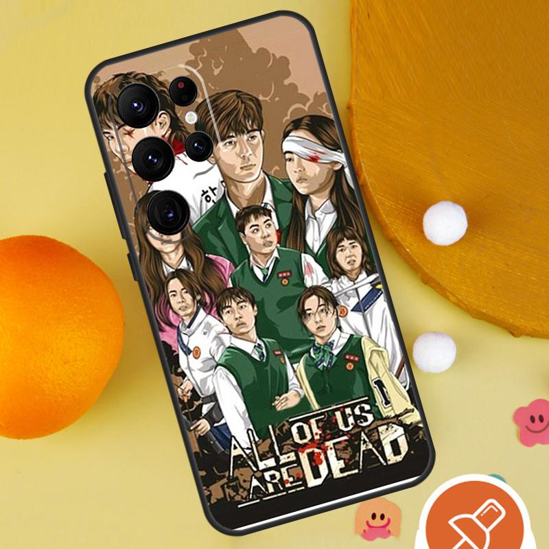 

All of us are dead Case For Samsung Galaxy S25 Ultra S24 S23 S22 S21 Ultra S9 S10 S20 Plus S24 FE Funda Cover Galaxy S21
