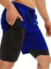 Men's PRO Breathable Mesh Double Layer Quick-Dry Loose Fit Running Shorts